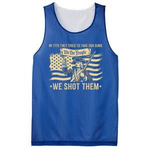 In 1775 They Tried To Take Our Guns We Shot Them Mesh Reversible Basketball Jersey Tank