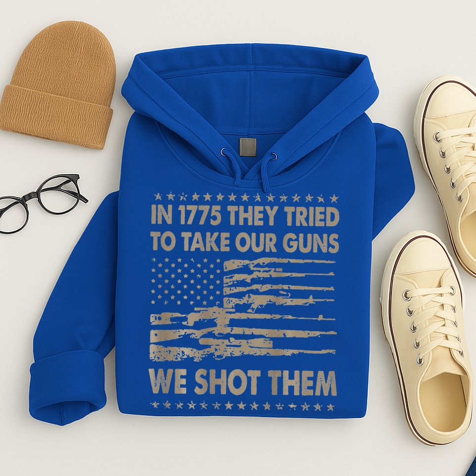 In 1775 They Tried To Take Our Guns We Shot Them Hoodie