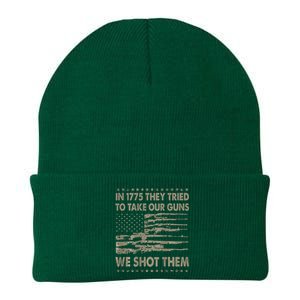 In 1775 They Tried To Take Our Guns We Shot Them Knit Cap Winter Beanie