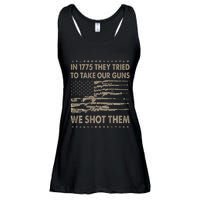 In 1775 They Tried To Take Our Guns We Shot Them Ladies Essential Flowy Tank