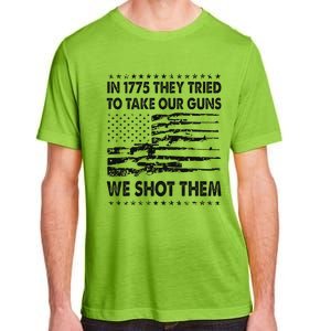 In 1775 They Tried To Take Our Guns We Shot Them Retro Adult ChromaSoft Performance T-Shirt