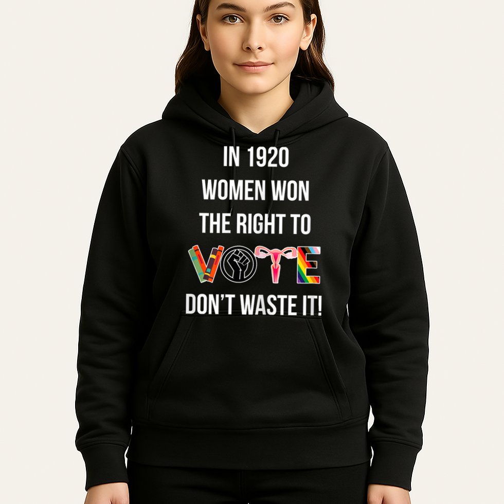 In 1920 Women Won The Right To Vote Don’T Waste It Hoodie