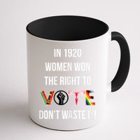 In 1920 Women Won The Right To Vote Don’T Waste It Mug