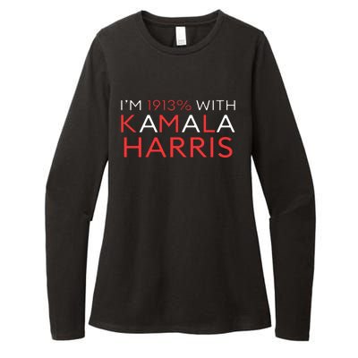 IM 1913% With Kamala Harris 2024 Womens CVC Long Sleeve Shirt