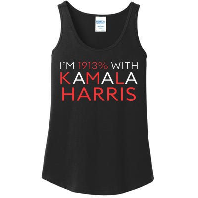 IM 1913% With Kamala Harris 2024 Ladies Essential Tank