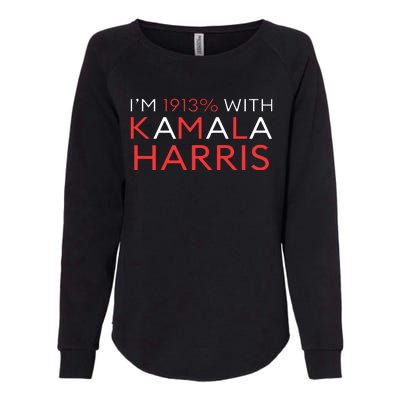 IM 1913% With Kamala Harris 2024 Womens California Wash Sweatshirt