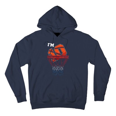 IM 10 Years Old Basketball Net Ball Game Gift Birthday Gift Hoodie