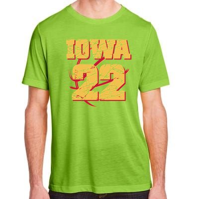 Iowa 22 Basketball Sports Fan Adult ChromaSoft Performance T-Shirt