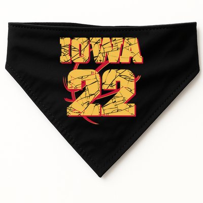 Iowa 22 Basketball Sports Fan USA-Made Doggie Bandana