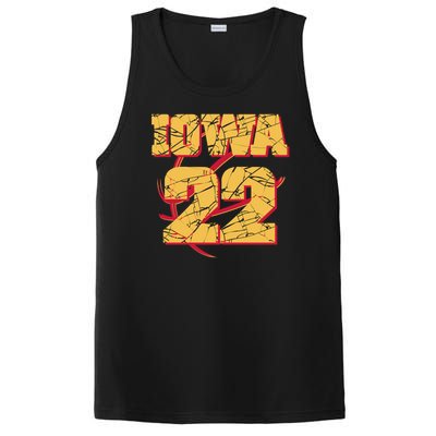 Iowa 22 Basketball Sports Fan PosiCharge Competitor Tank