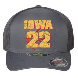 Iowa 22 Basketball Sports Fan Flexfit Unipanel Trucker Cap