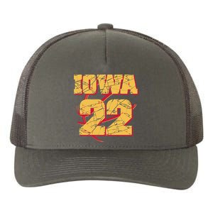 Iowa 22 Basketball Sports Fan Yupoong Adult 5-Panel Trucker Hat