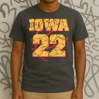Iowa 22 Basketball Sports Fan T-Shirt