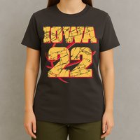 Iowa 22 Basketball Sports Fan T-Shirt