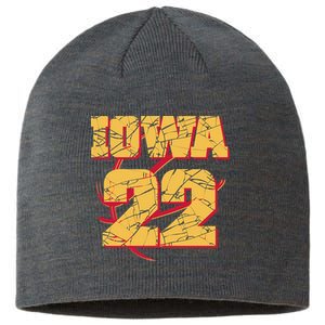 Iowa 22 Basketball Sports Fan Sustainable Beanie