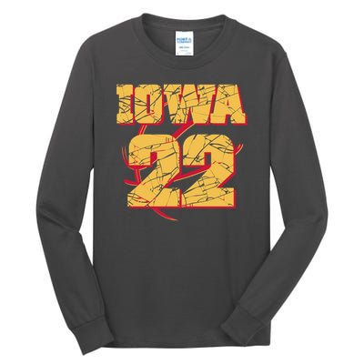 Iowa 22 Basketball Sports Fan Tall Long Sleeve T-Shirt