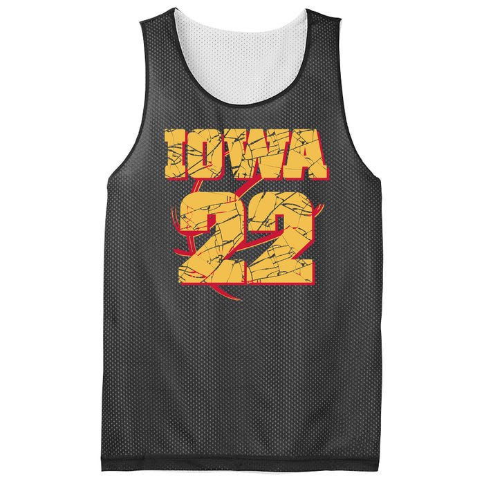 Iowa 22 Basketball Sports Fan Mesh Reversible Basketball Jersey Tank