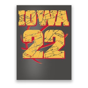 Iowa 22 Basketball Sports Fan Poster