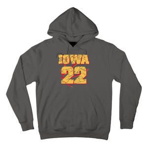 Iowa 22 Basketball Sports Fan Tall Hoodie