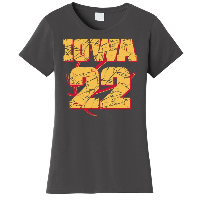 Iowa 22 Basketball Sports Fan Women's T-Shirt