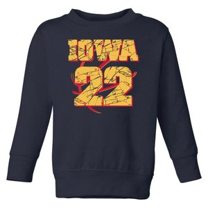 Iowa 22 Basketball Sports Fan Toddler Sweatshirt