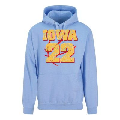 Iowa 22 Basketball Sports Fan Unisex Surf Hoodie