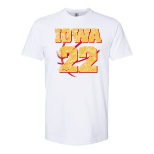 Iowa 22 Basketball Sports Fan Softstyle CVC T-Shirt