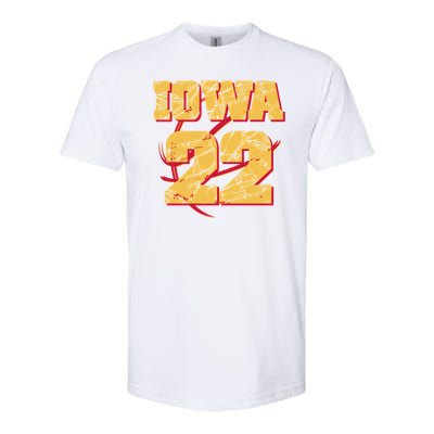 Iowa 22 Basketball Sports Fan Softstyle CVC T-Shirt