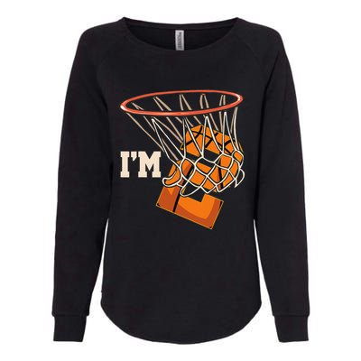 IM 2 Basketball Theme Birthday Party Celebration 2nd Womens California Wash Sweatshirt