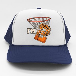 IM 2 Basketball Theme Birthday Party Celebration 2nd Trucker Hat