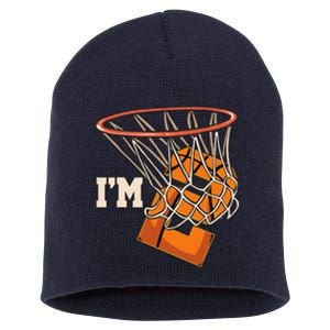 IM 2 Basketball Theme Birthday Party Celebration 2nd Short Acrylic Beanie