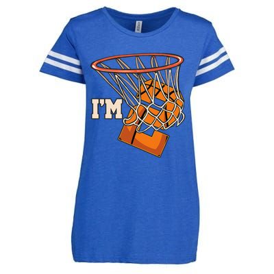 IM 2 Basketball Theme Birthday Party Celebration 2nd Enza Ladies Jersey Football T-Shirt