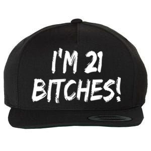 Im 21 Bitches! Funny 21 Year Old Birthday Gift Ing Gift Wool Snapback Cap