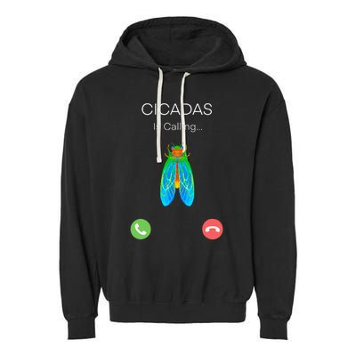 Invasion 2024 Cincadas Is Calling Garment-Dyed Fleece Hoodie