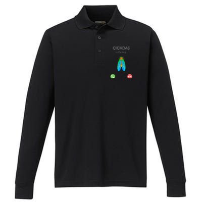 Invasion 2024 Cincadas Is Calling Performance Long Sleeve Polo