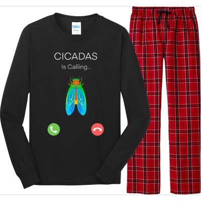 Invasion 2024 Cincadas Is Calling Long Sleeve Pajama Set