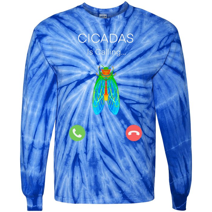 Invasion 2024 Cincadas Is Calling Tie-Dye Long Sleeve Shirt