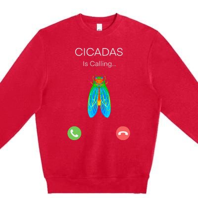 Invasion 2024 Cincadas Is Calling Premium Crewneck Sweatshirt