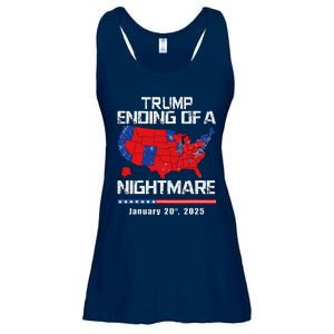 Inauguration 2025 Ending Of A Nightmare Trump 47th President Ladies Essential Flowy Tank