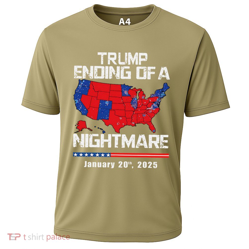 Inauguration 2025 Ending Of A Nightmare Trump 47th President Cooling Performance Crew T-Shirt