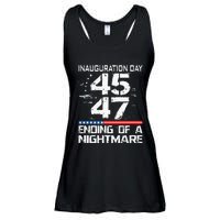 Inauguration 2025 Ending Of A Nightmare Trump 47th President Ladies Essential Flowy Tank