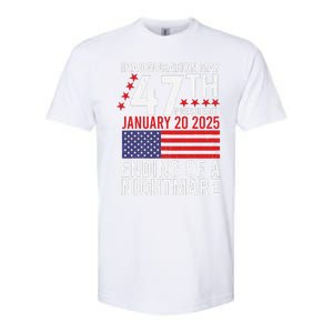 Inauguration 2025 Ending Of A Nightmare Trump 47th President Softstyle CVC T-Shirt