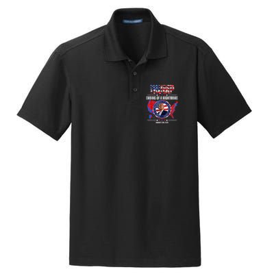 Inauguration 2025 Ending Of A Nightmare President Donald J Trump Dry Zone Grid Polo