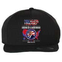 Inauguration 2025 Ending Of A Nightmare President Donald J Trump Wool Snapback Cap