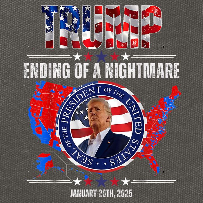 Inauguration 2025 Ending Of A Nightmare President Donald J Trump Cotton Canvas Backpack