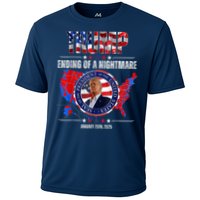 Inauguration 2025 Ending Of A Nightmare President Donald J Trump Cooling Performance Crew T-Shirt