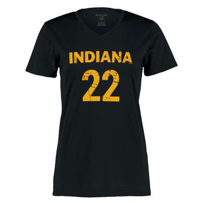 Indiana 22 Women's Momentum V-Neck T-Shirt