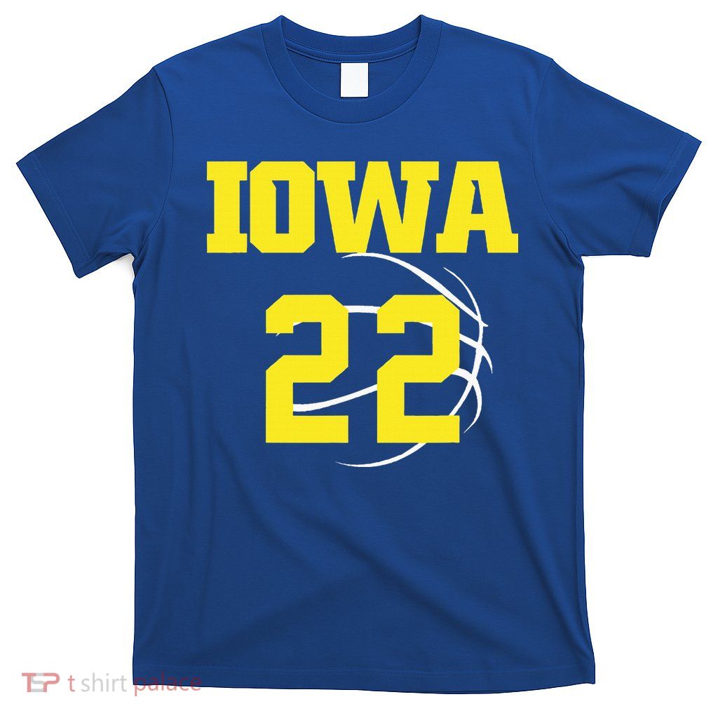 IOWA 22 Jersey 22 Golden Yellow Sports Team Jersey Number T-Shirt
