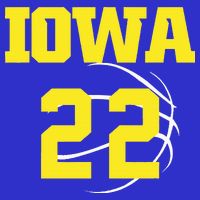 IOWA 22 Jersey 22 Golden Yellow Sports Team Jersey Number Toddler T-Shirt