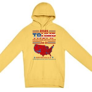 Inauguration 2025 Ly Unburdened Trump 47th President Premium Pullover Hoodie